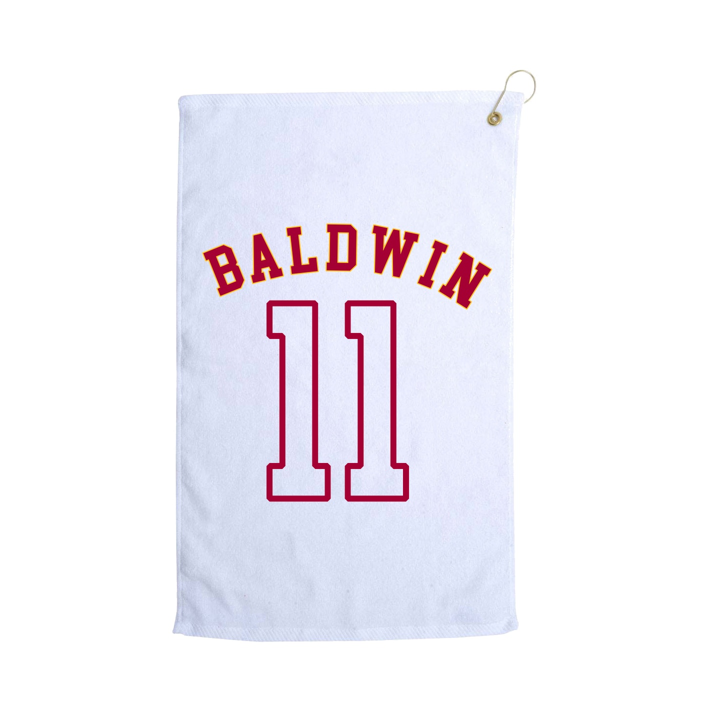 Golf Towel — Shirsey Arch in White