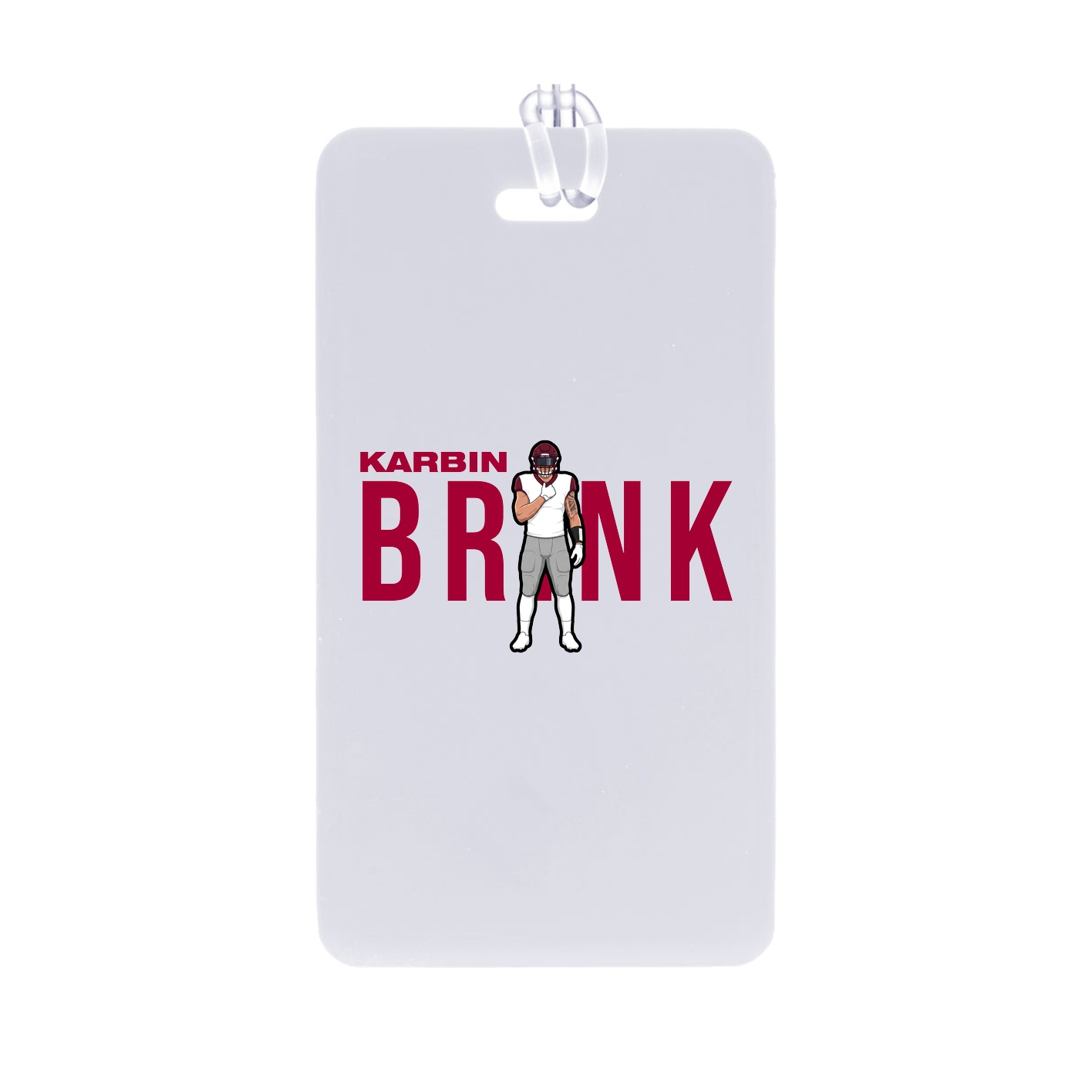 Bag Tag — Player Name in Classic