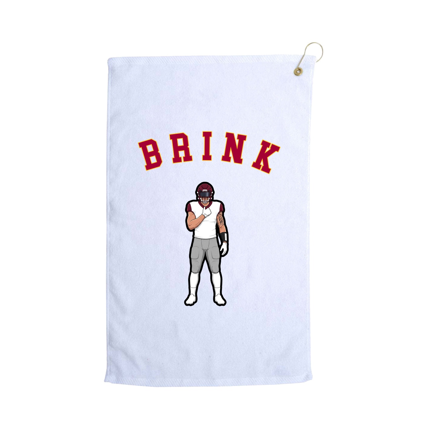 Golf Towel — Shirsey Arch in White
