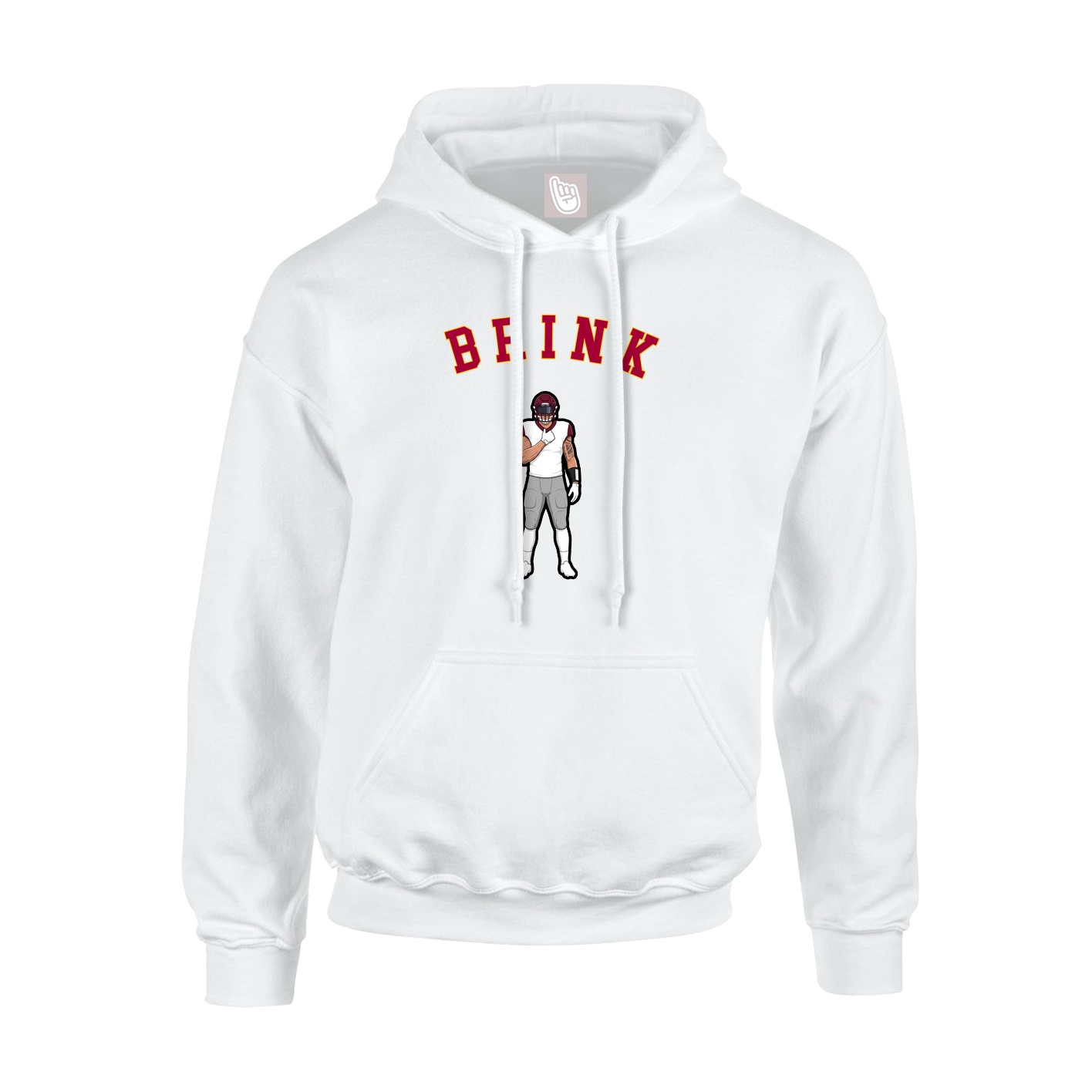 Youth Hoodie — Shirsey Arch in White