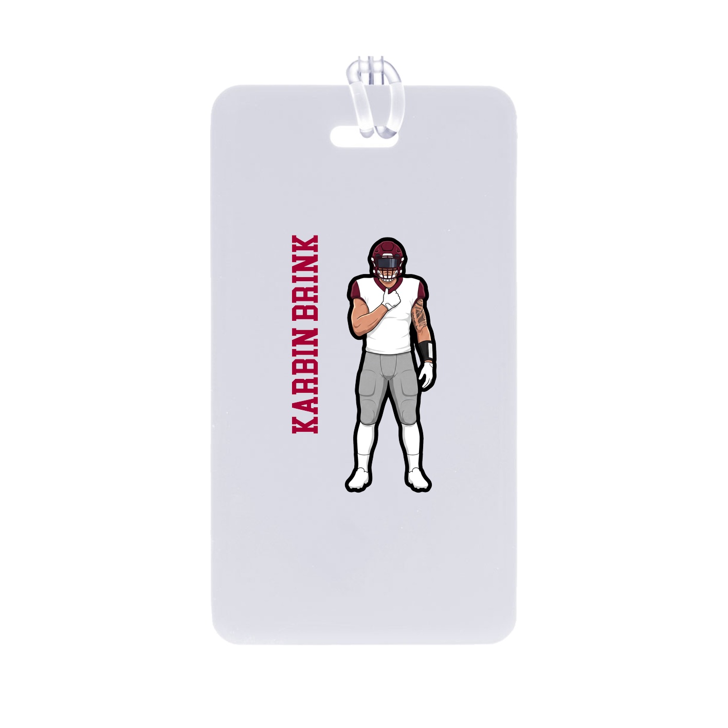 Bag Tag — Name Vertical in Classic