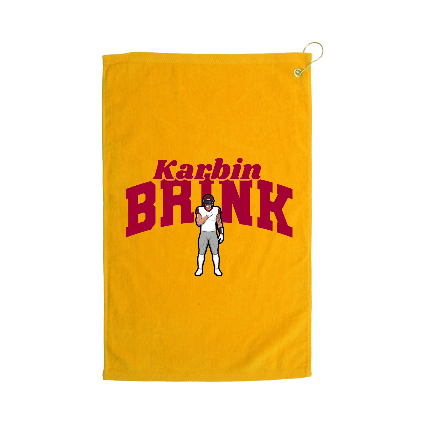 Golf Towel — Signature Arch in Gold