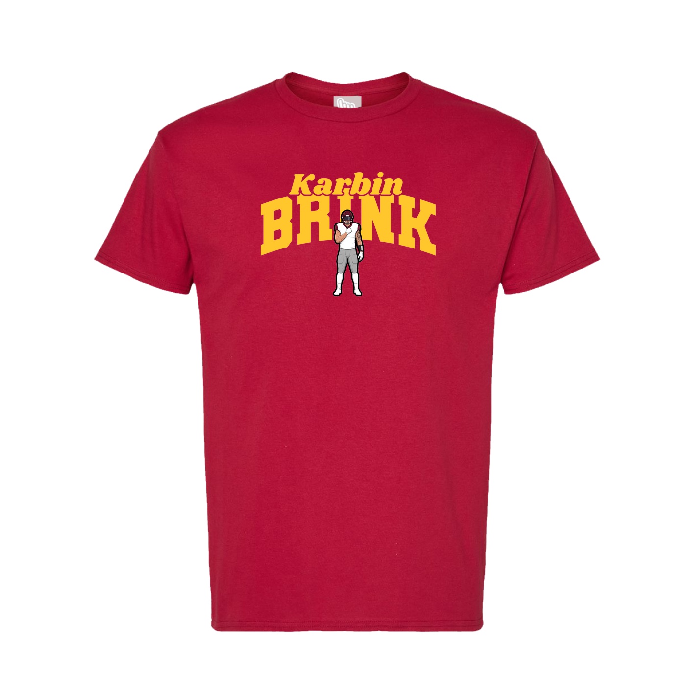 Tee — Signature Arch in Crimson