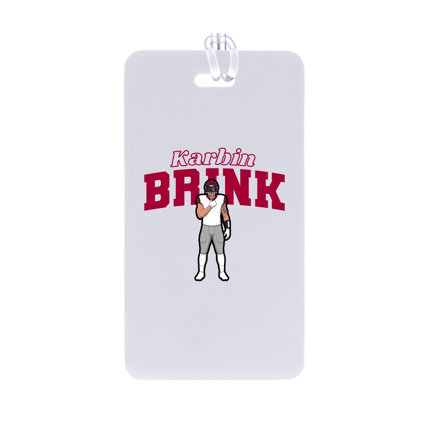 Bag Tag — Name Arch in Classic