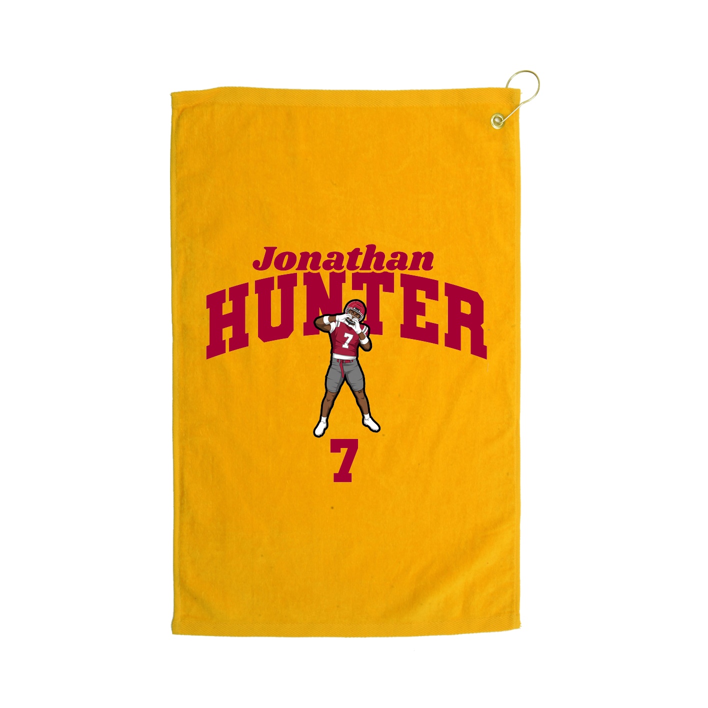 Golf Towel — Signature Arch in Gold