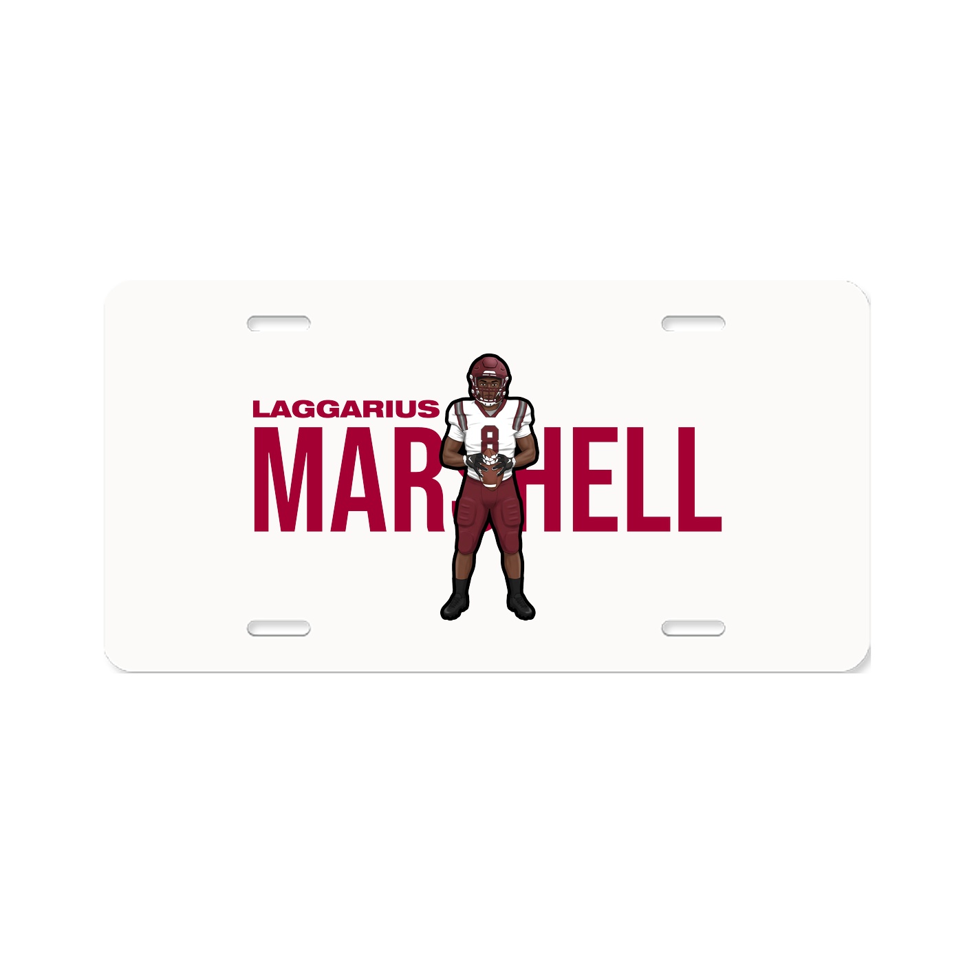License Plate — Player Name in Classic