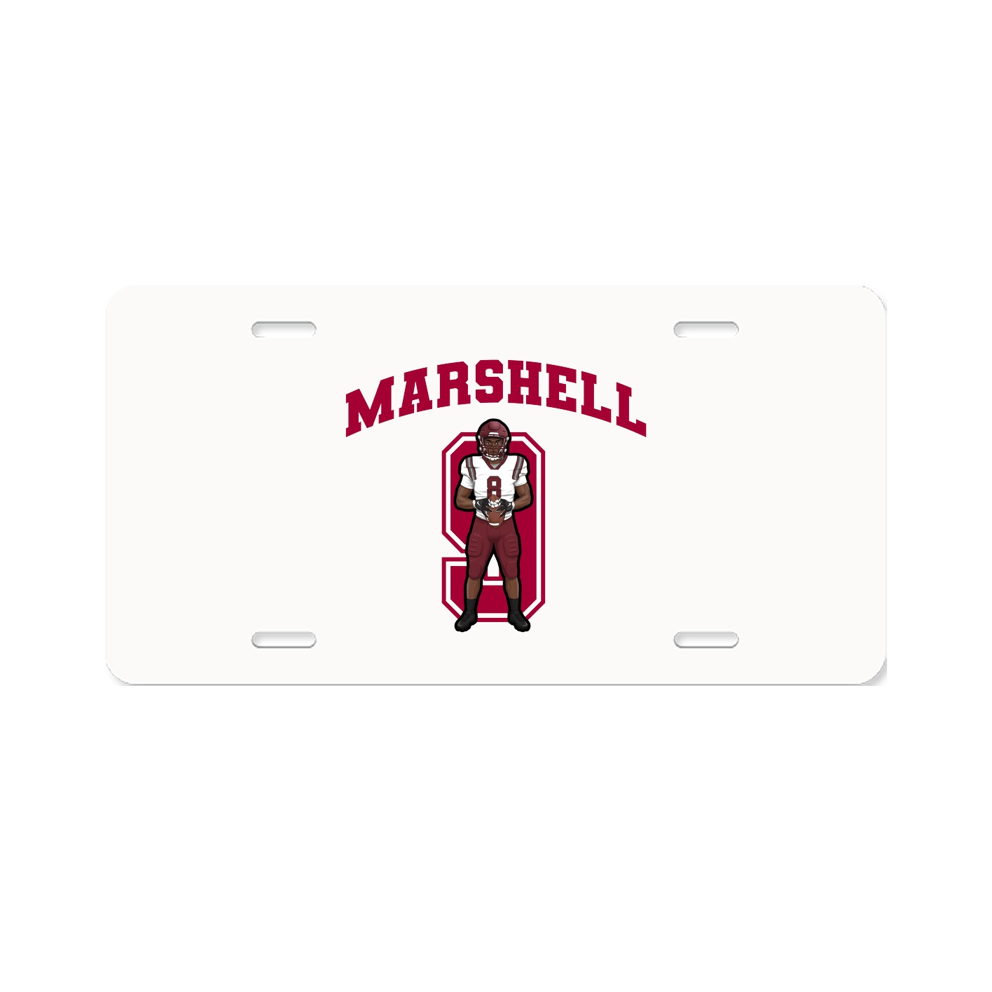 License Plate — Number in Classic