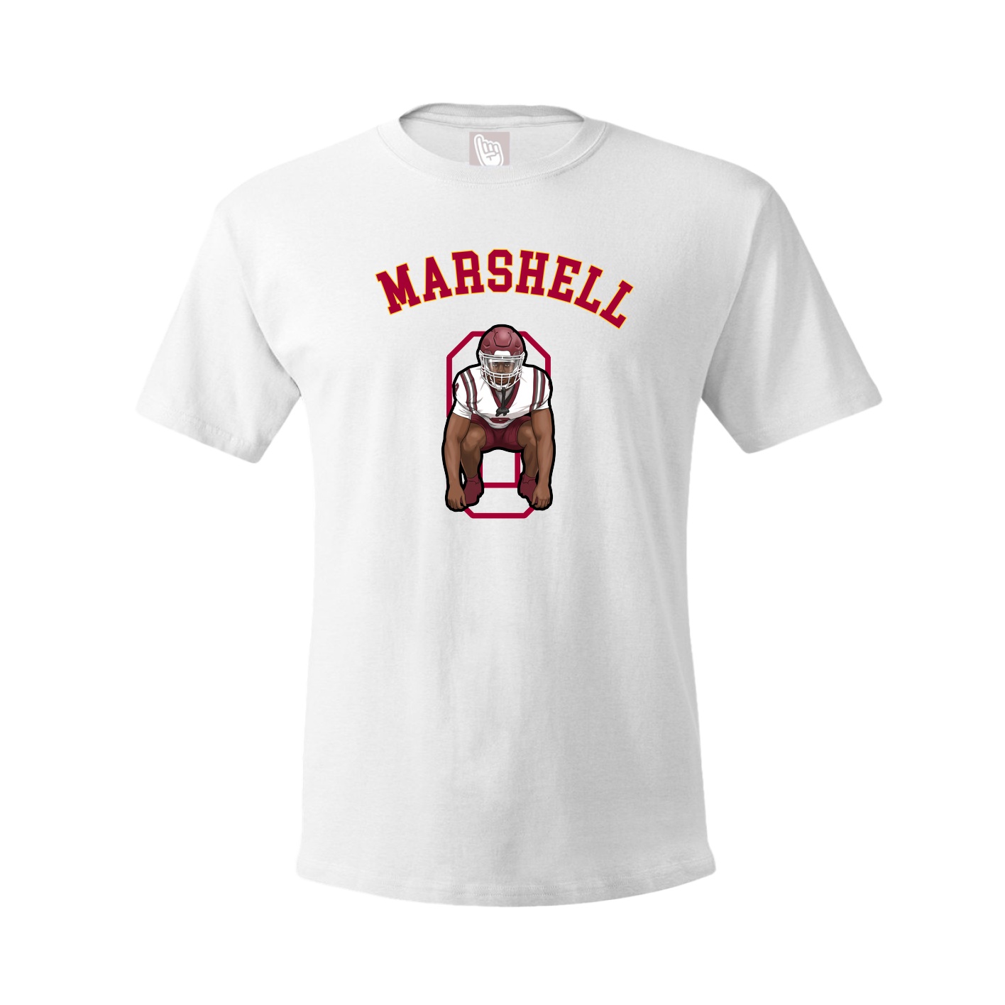 Youth Tee — Shirsey Arch in White