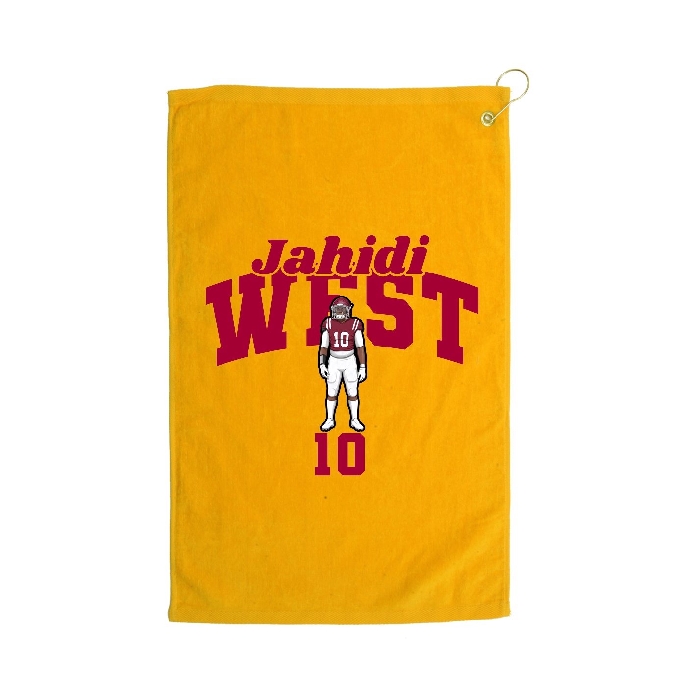 Golf Towel — Signature Arch in Gold