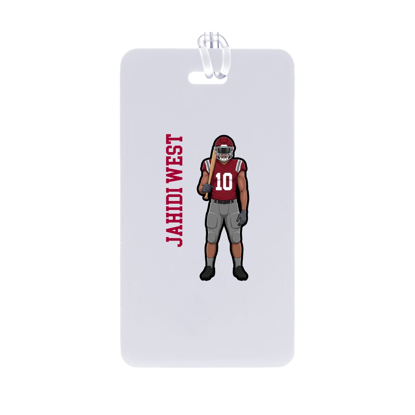 Bag Tag — Name Vertical in Classic