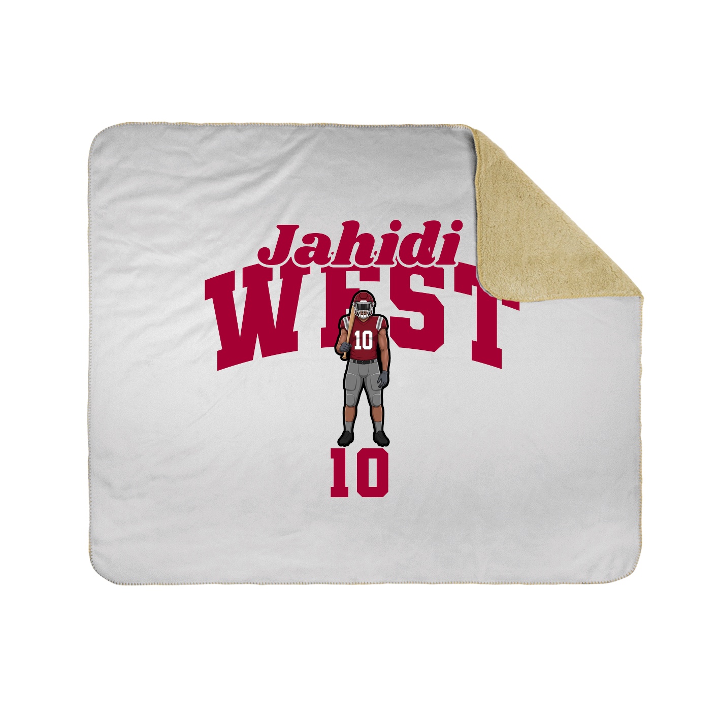 Throw Blanket — Signature Arch in White