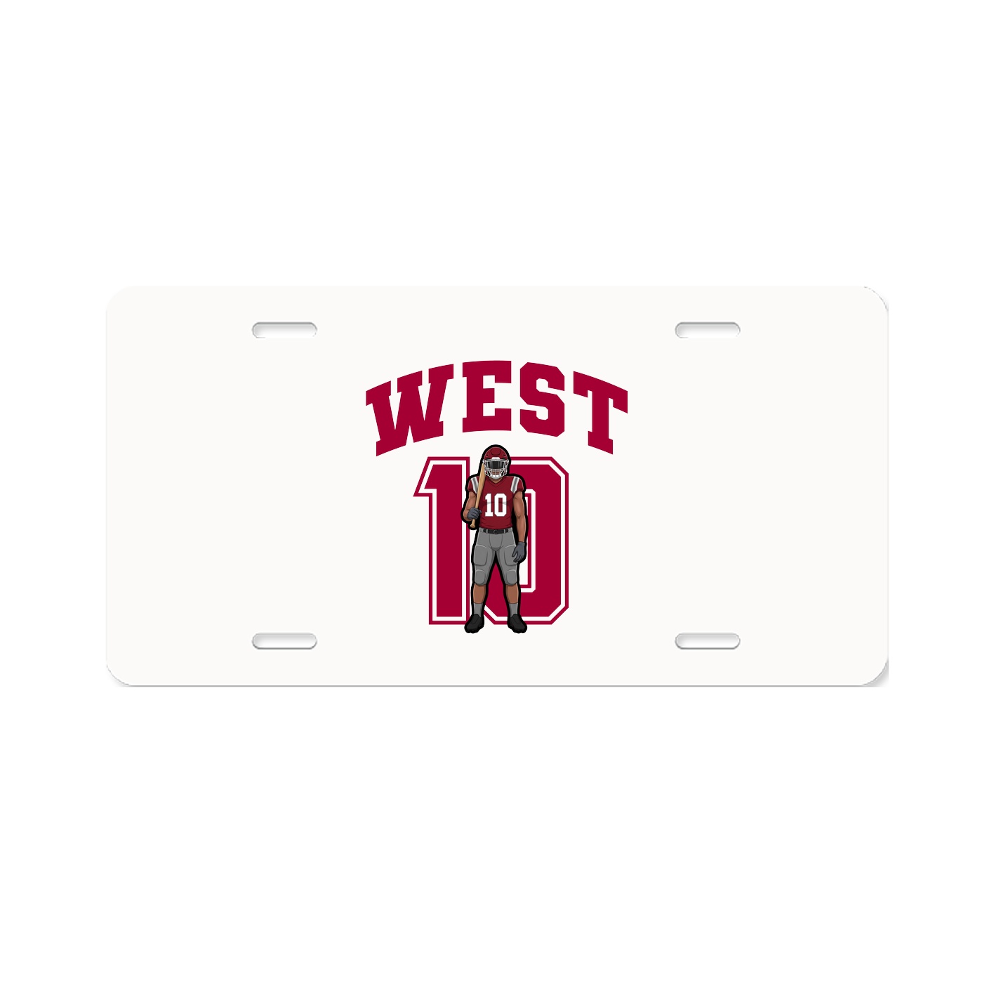 License Plate — Number in Classic