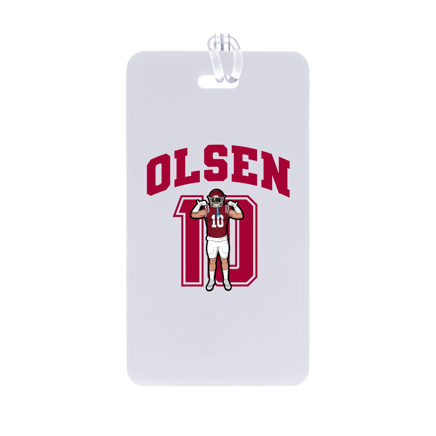 Bag Tag — Number in Classic