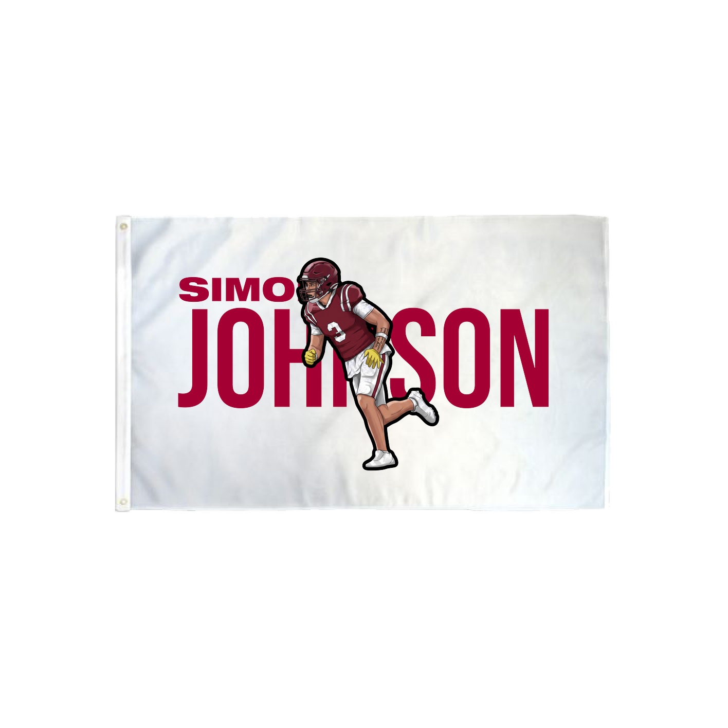 3x5 Flag — Player Name in Classic