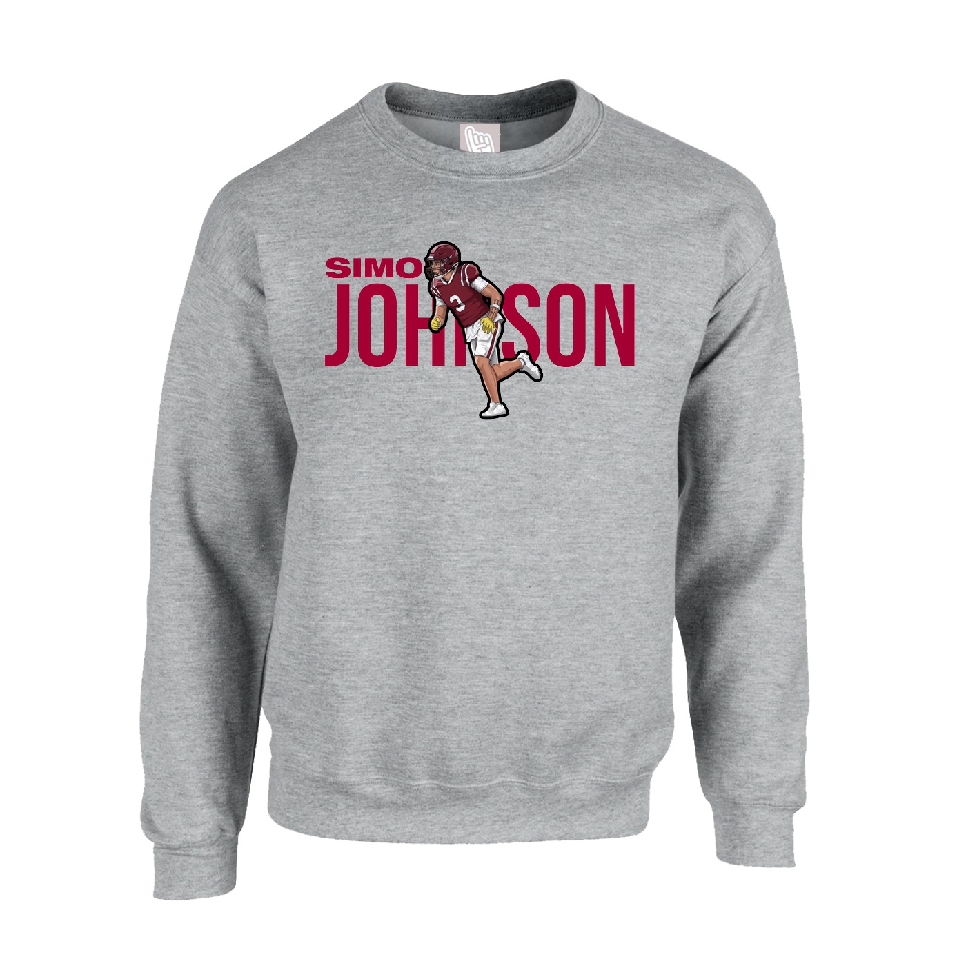 Fleece Crew — Player Name in Grey