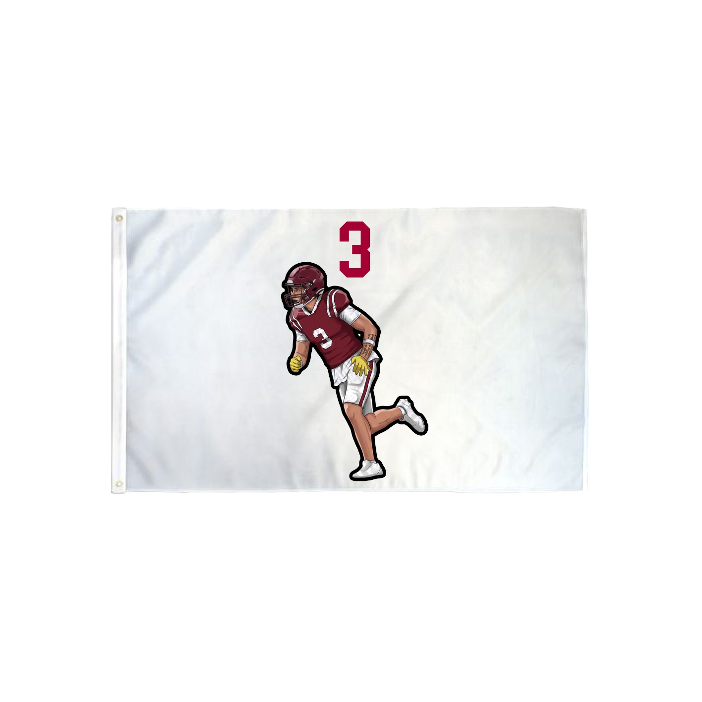 3x5 Flag — Number Top in Classic