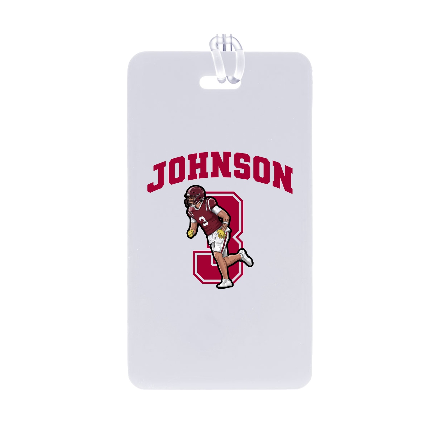 Bag Tag — Number in Classic