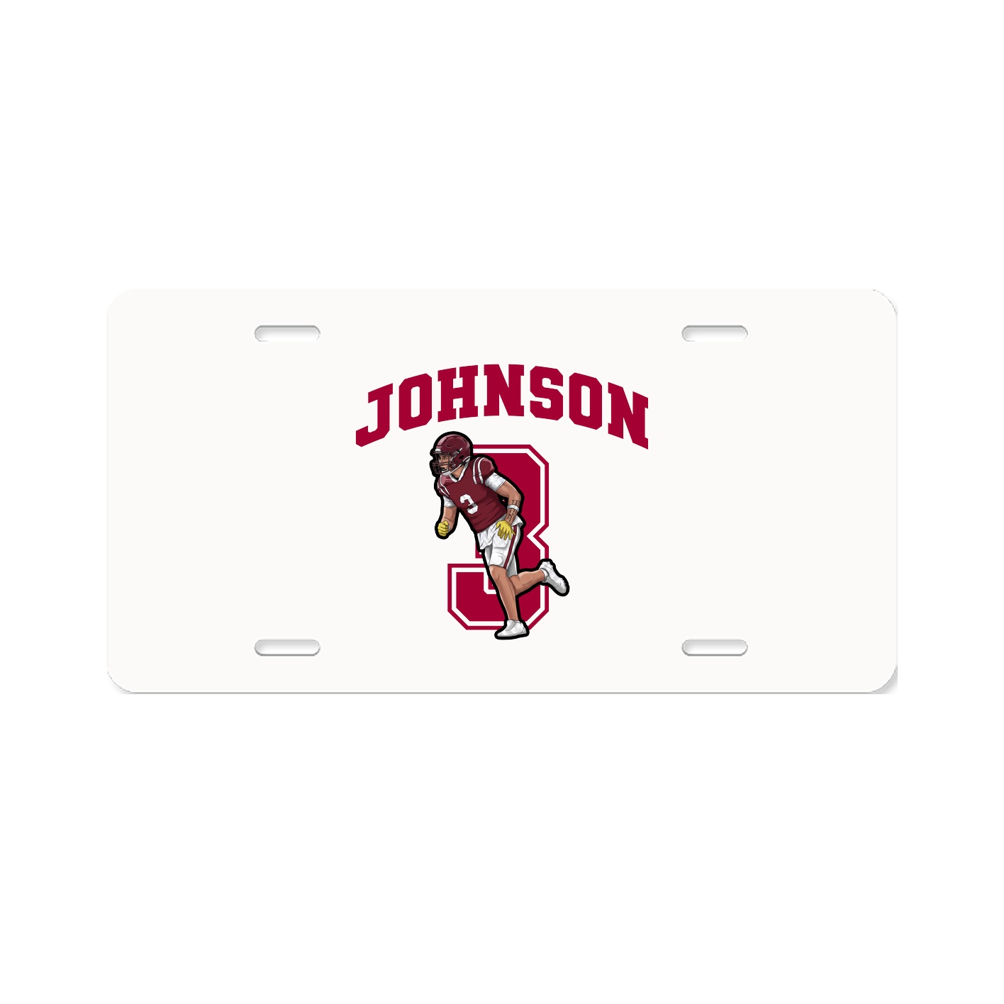 License Plate — Number in Classic