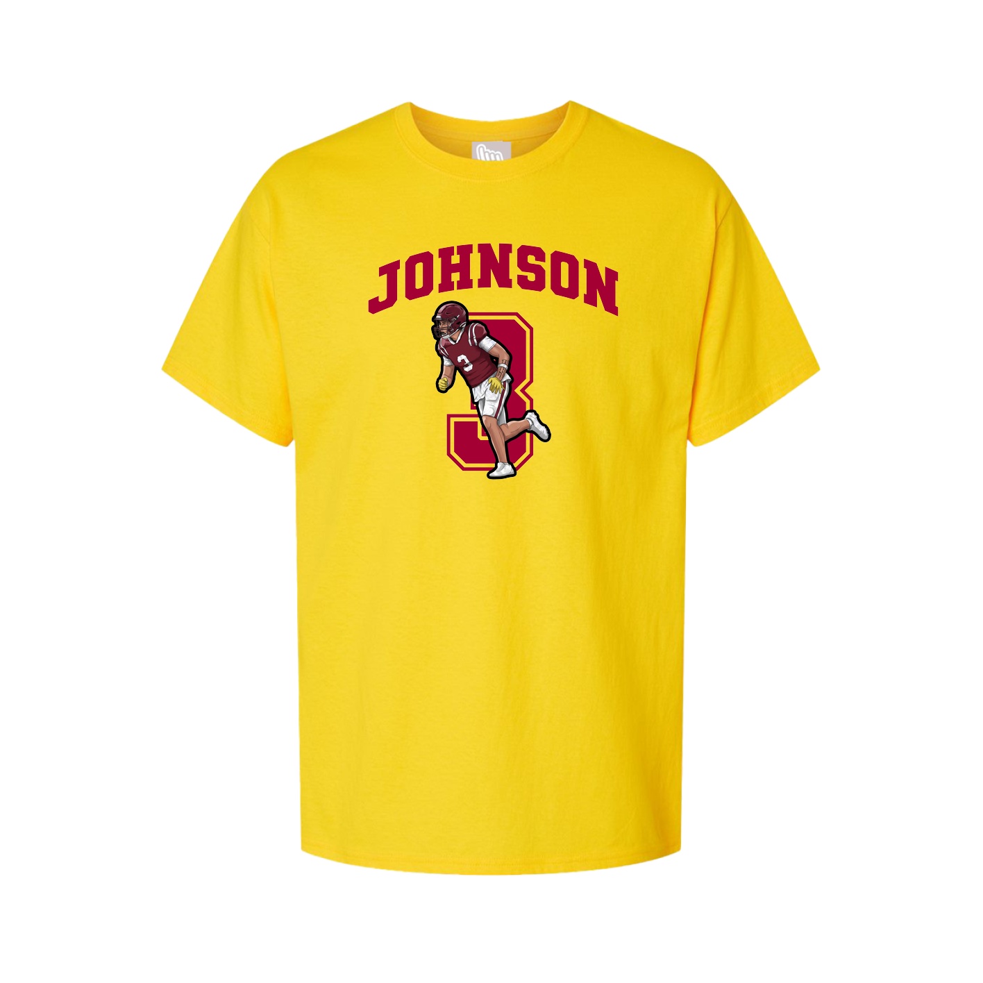 Youth Tee — Number in Gold