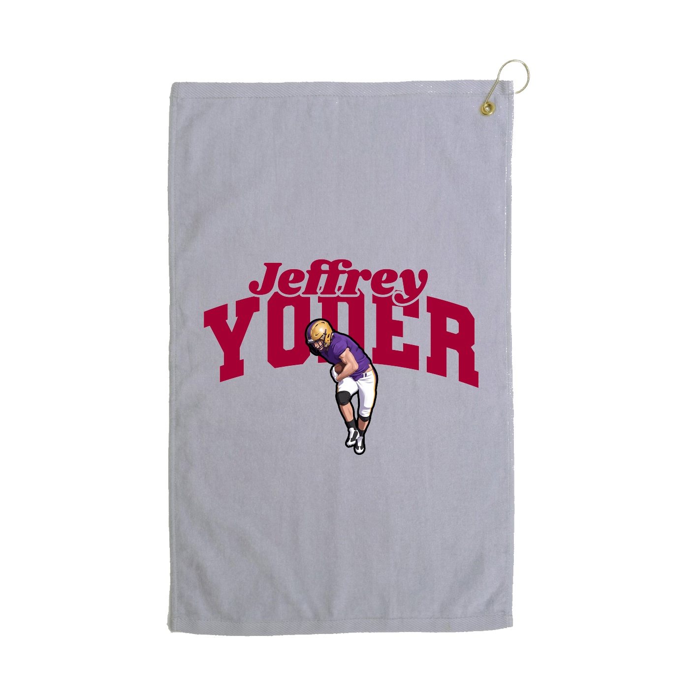 Golf Towel — Signature Arch in Grey