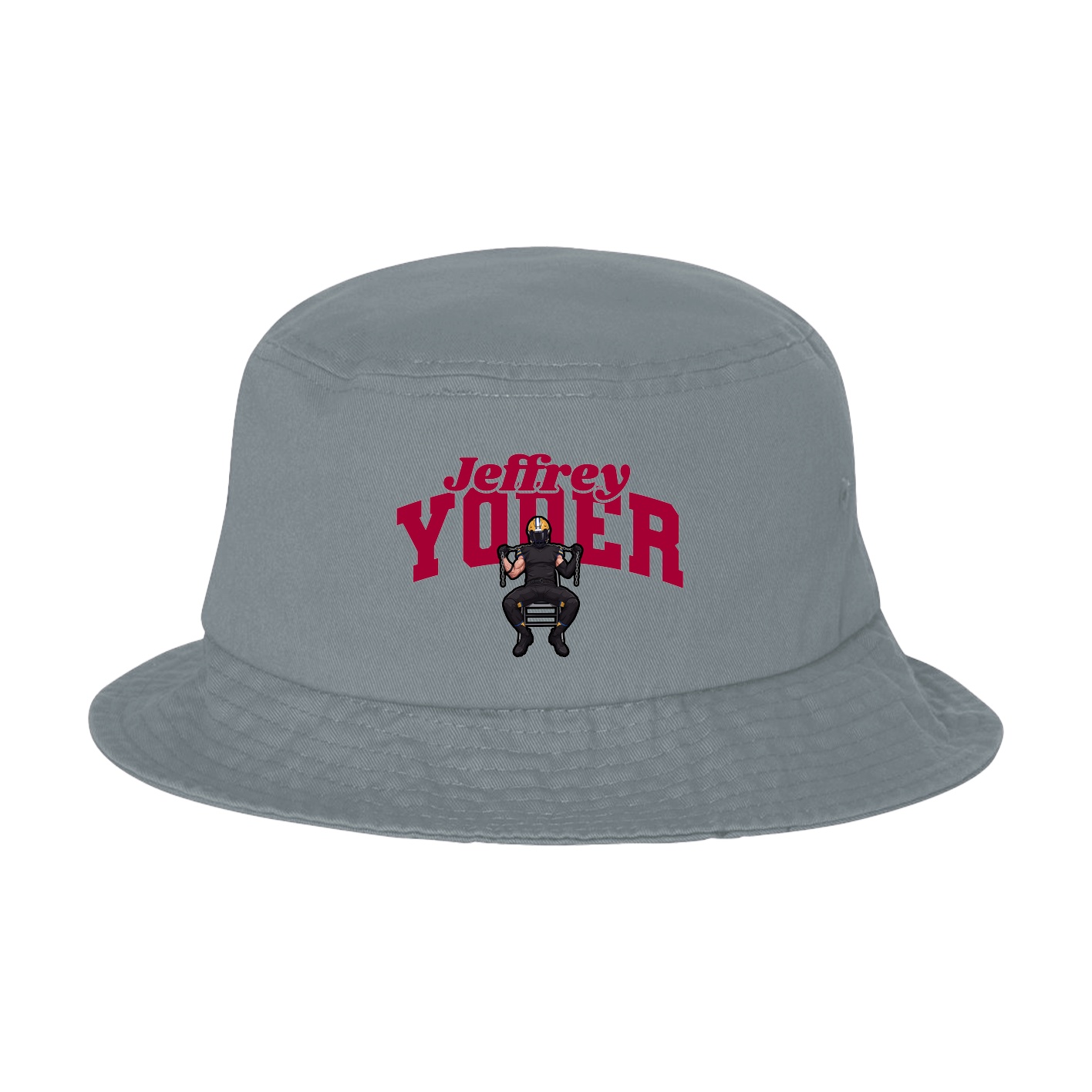 Bucket Cap — Signature Arch in Grey
