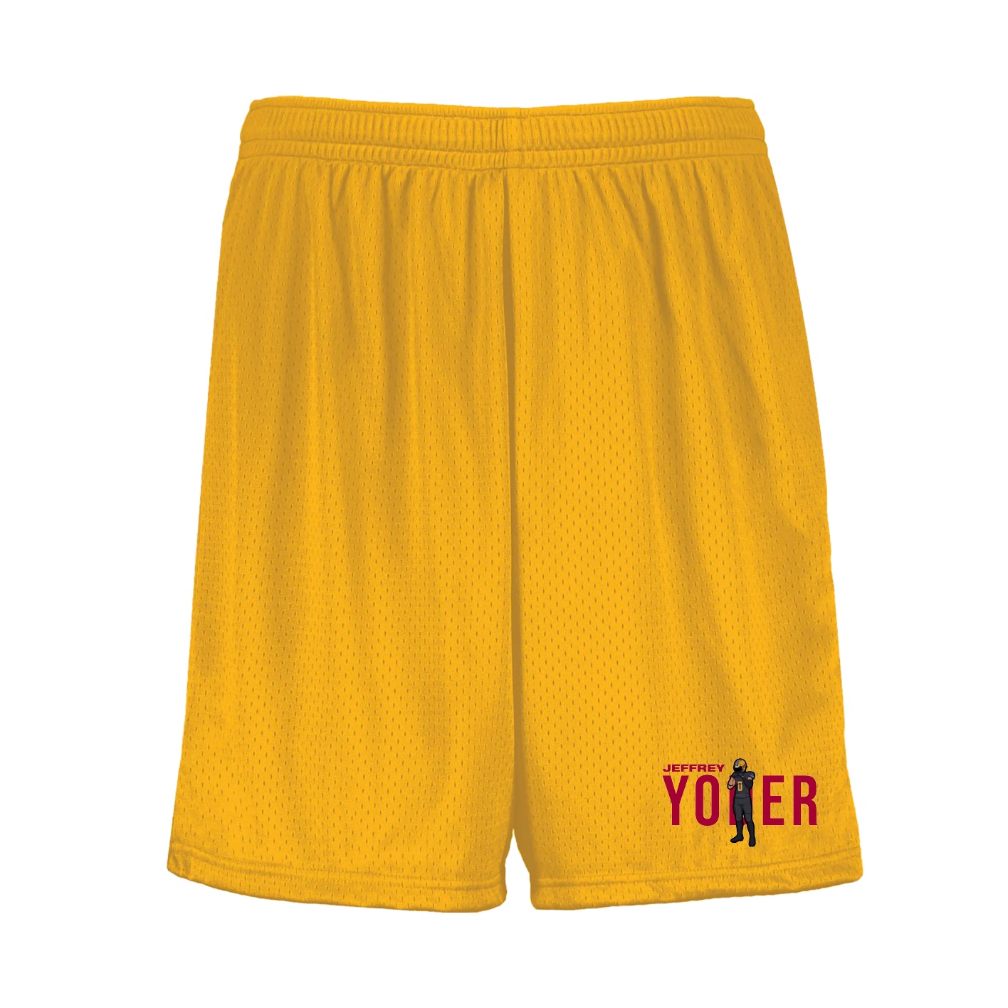 Shorts — Player Name in Gold
