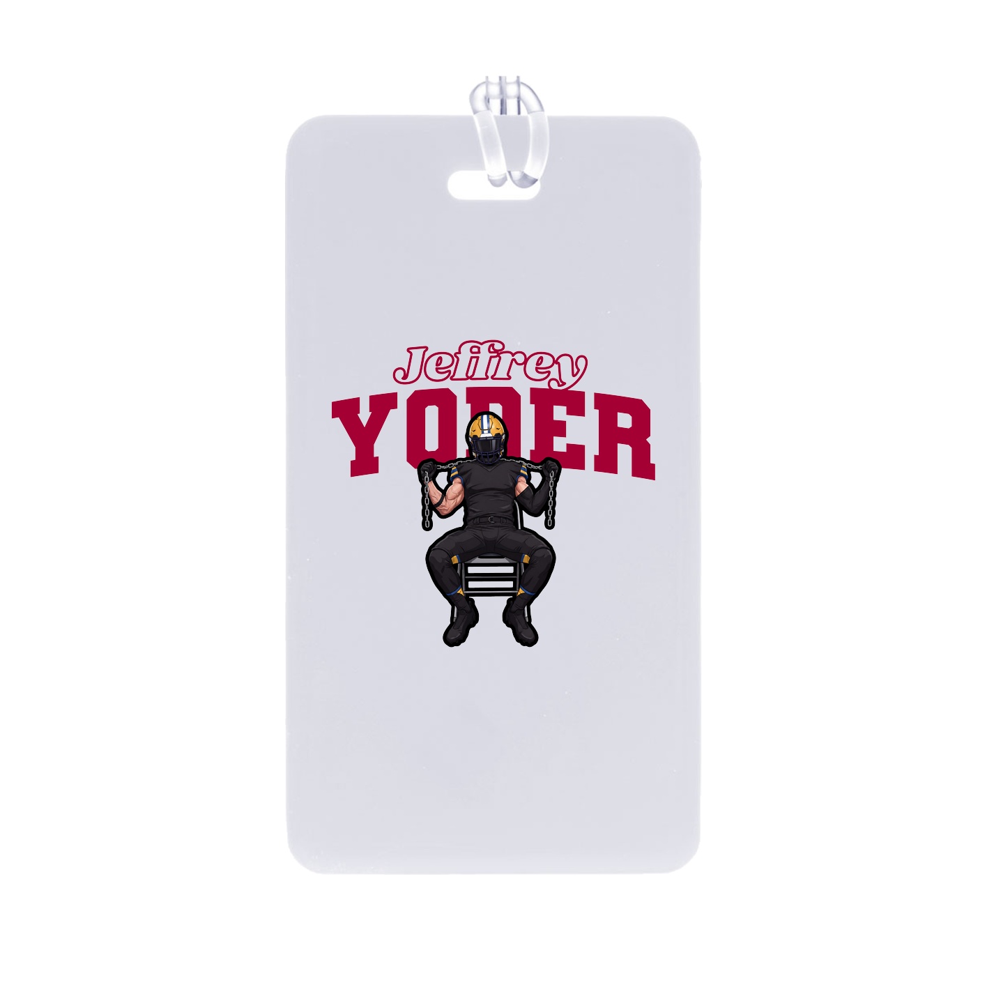 Bag Tag — Name Arch in Classic