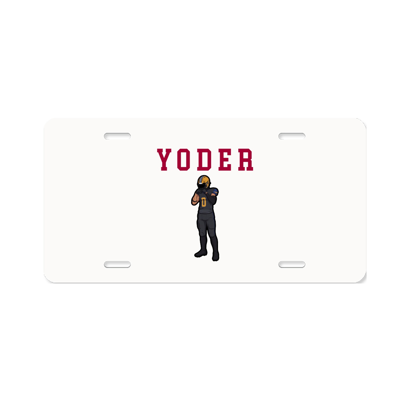 License Plate — Shirsey in Classic