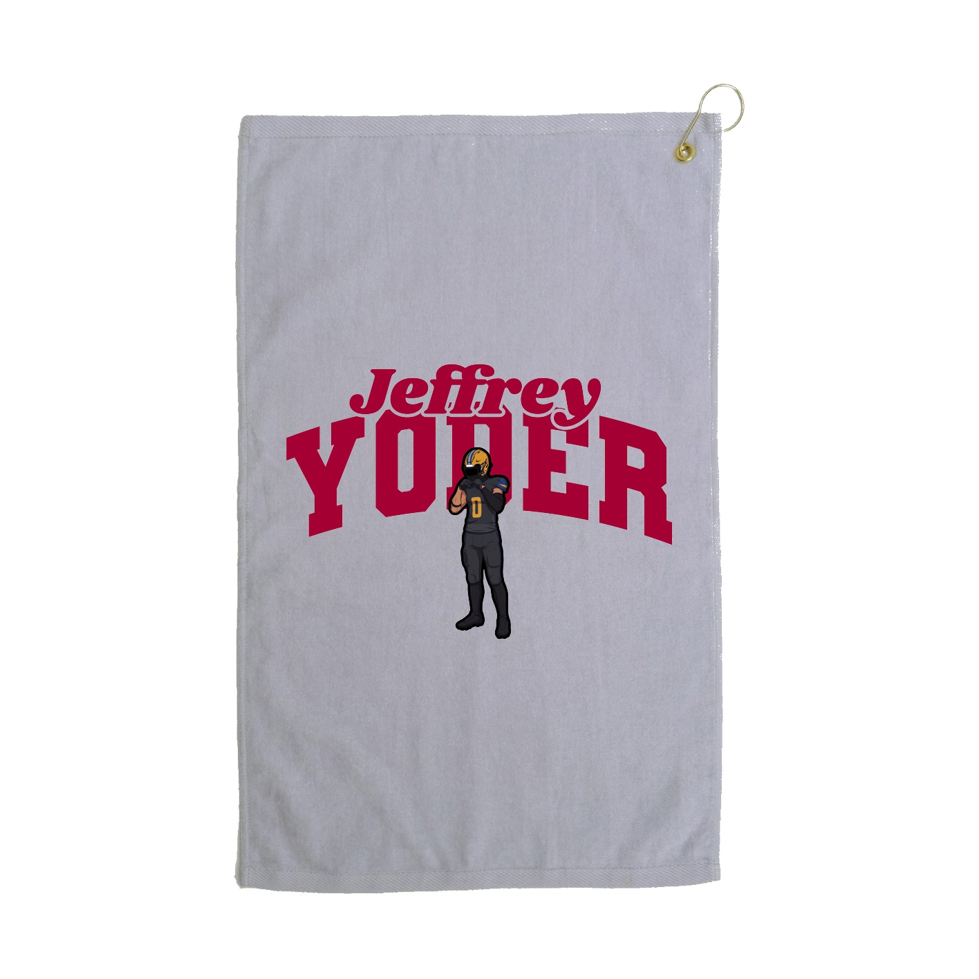 Golf Towel — Signature Arch in Grey