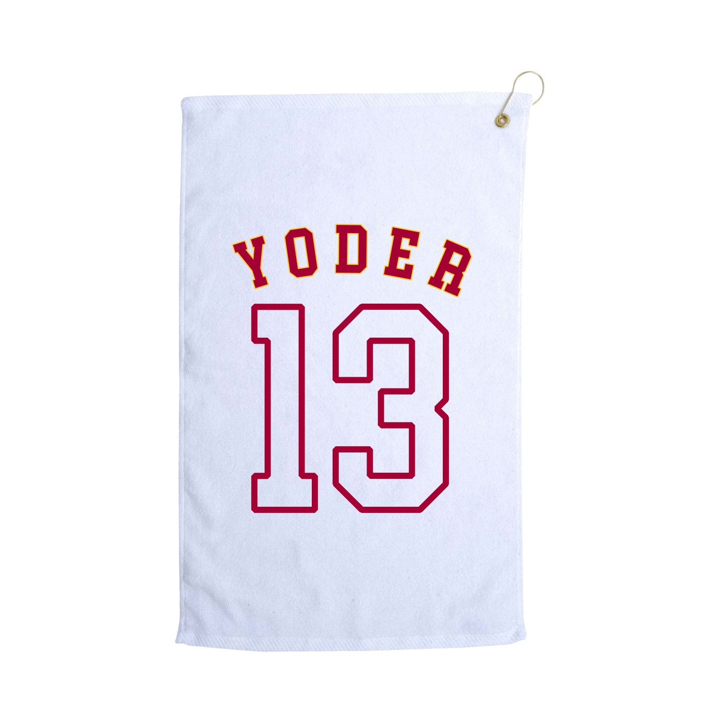 Golf Towel — Shirsey Arch in White
