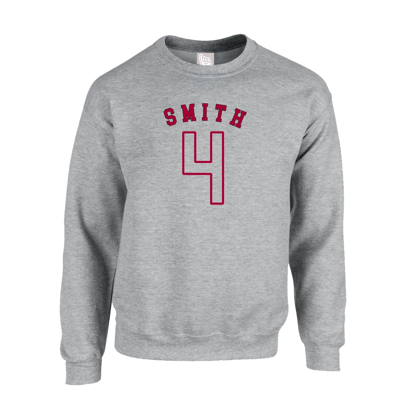 Fleece Crew — Shirsey Arch in Grey