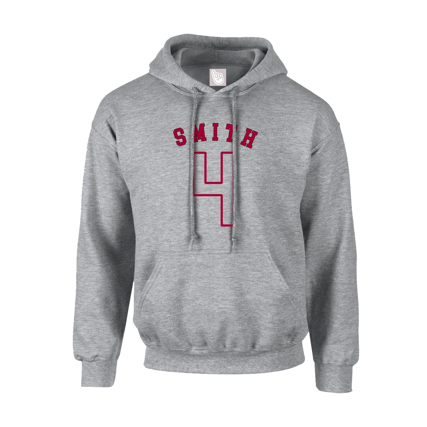 Youth Hoodie — Shirsey Arch in Grey
