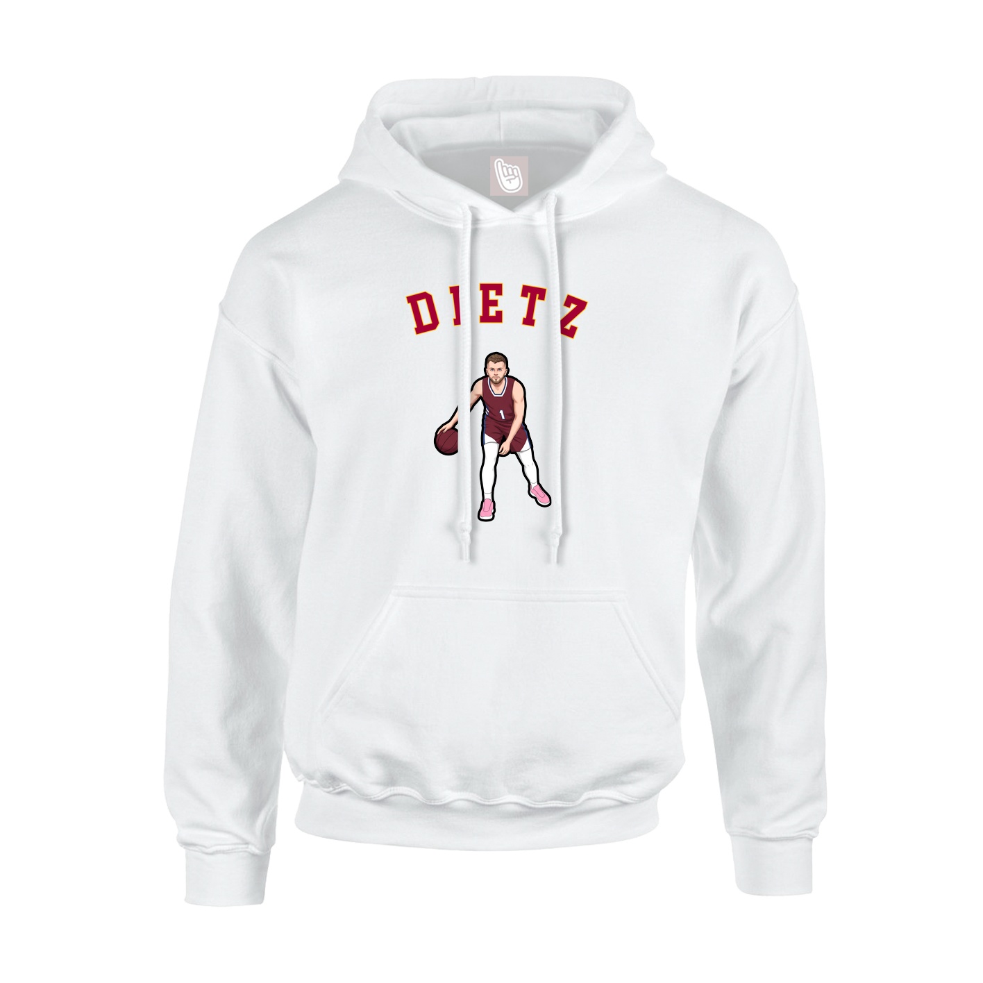 Youth Hoodie — Shirsey Arch in White