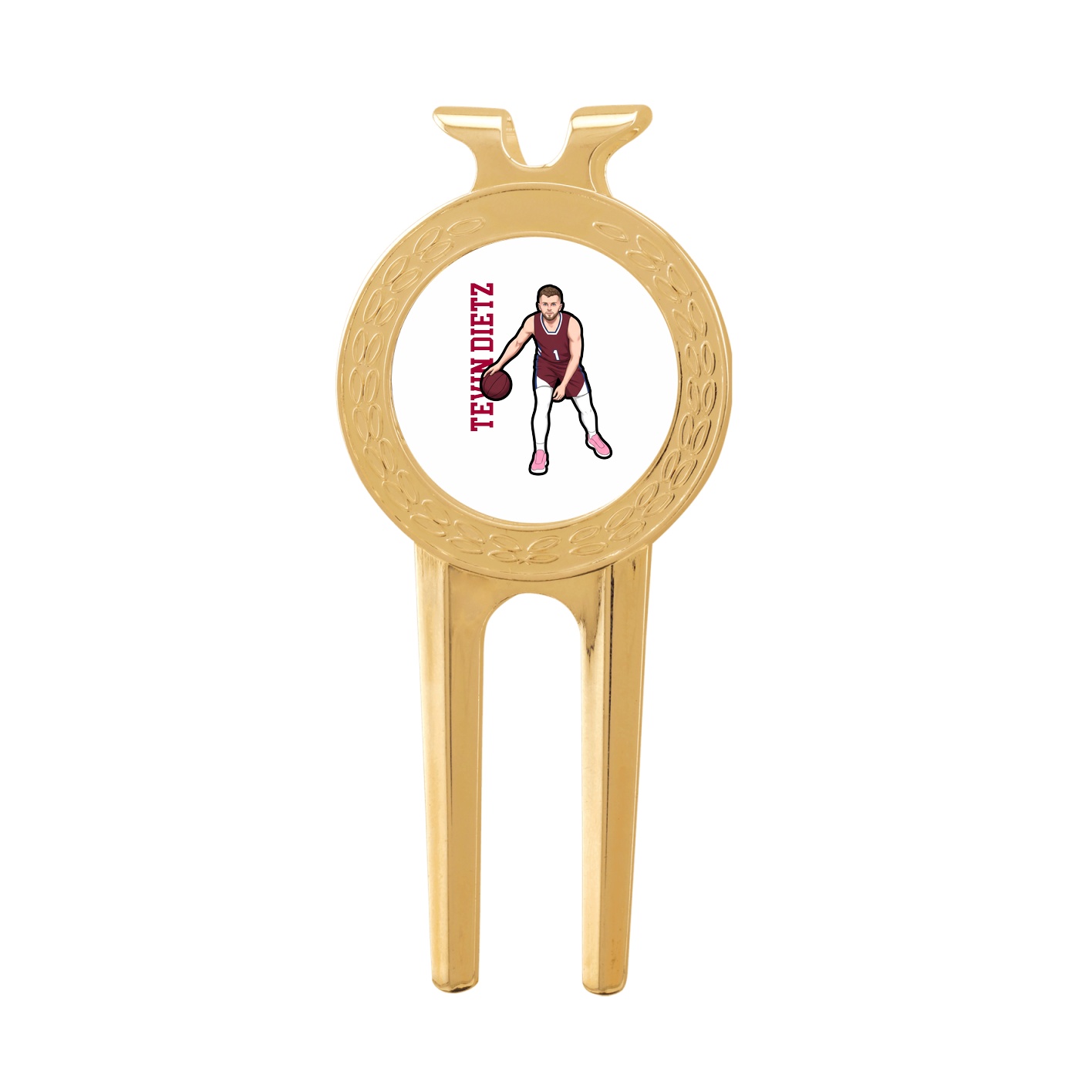 Divot Tool with Ball Marker — Name Vertical in Classic