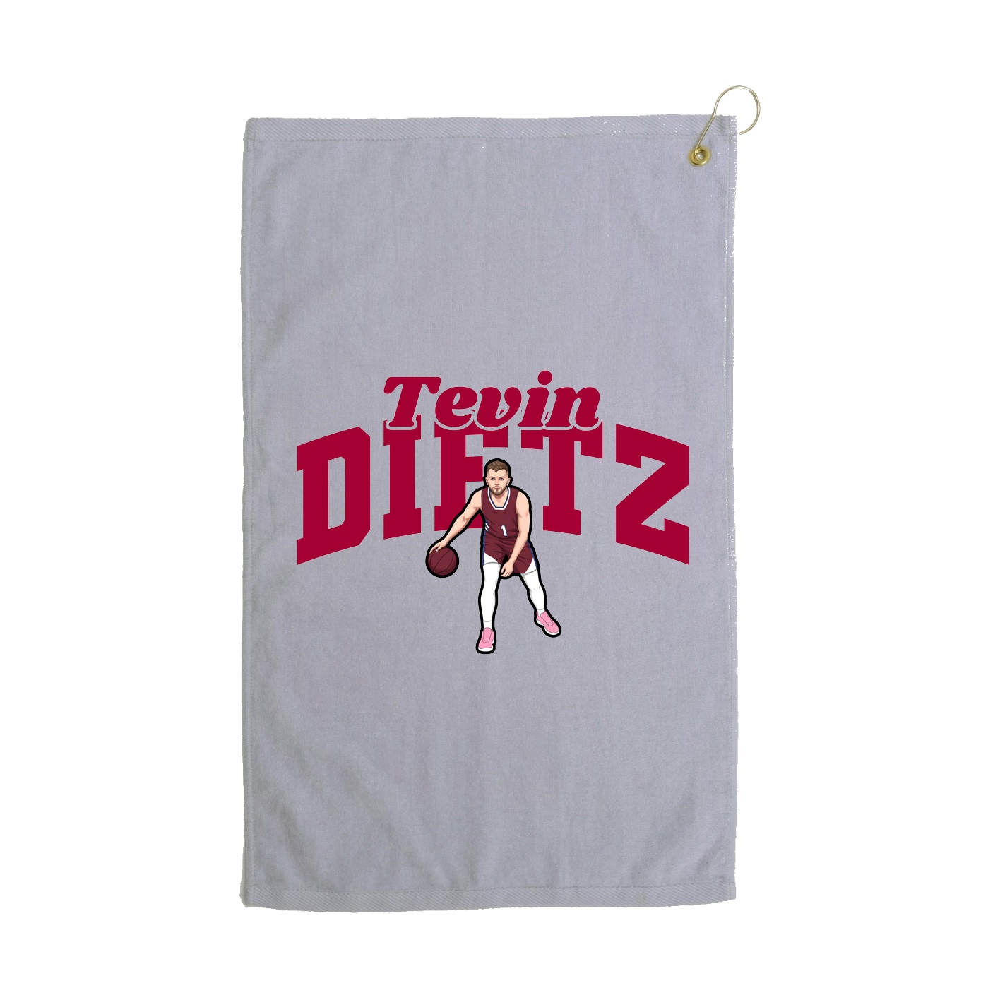 Golf Towel — Signature Arch in Grey