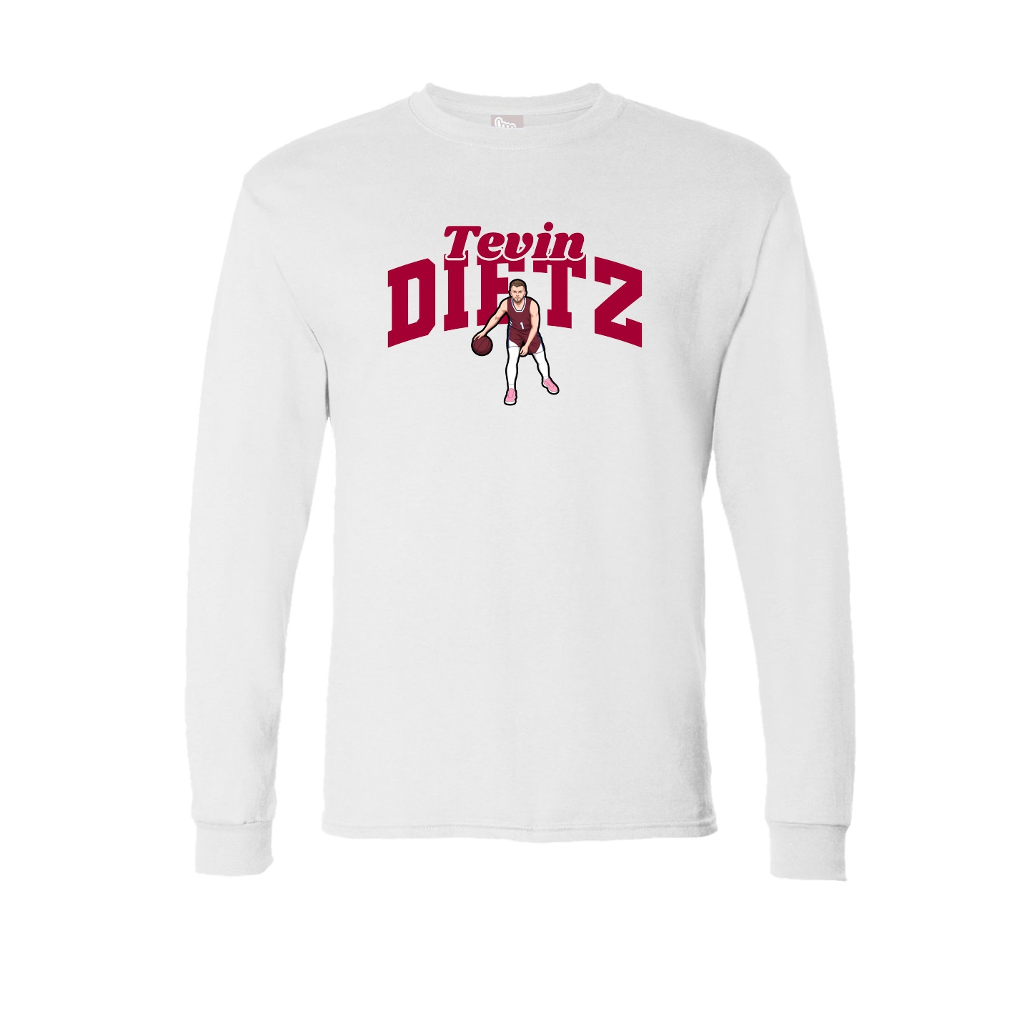 Long Sleeve Tee — Signature Arch in White