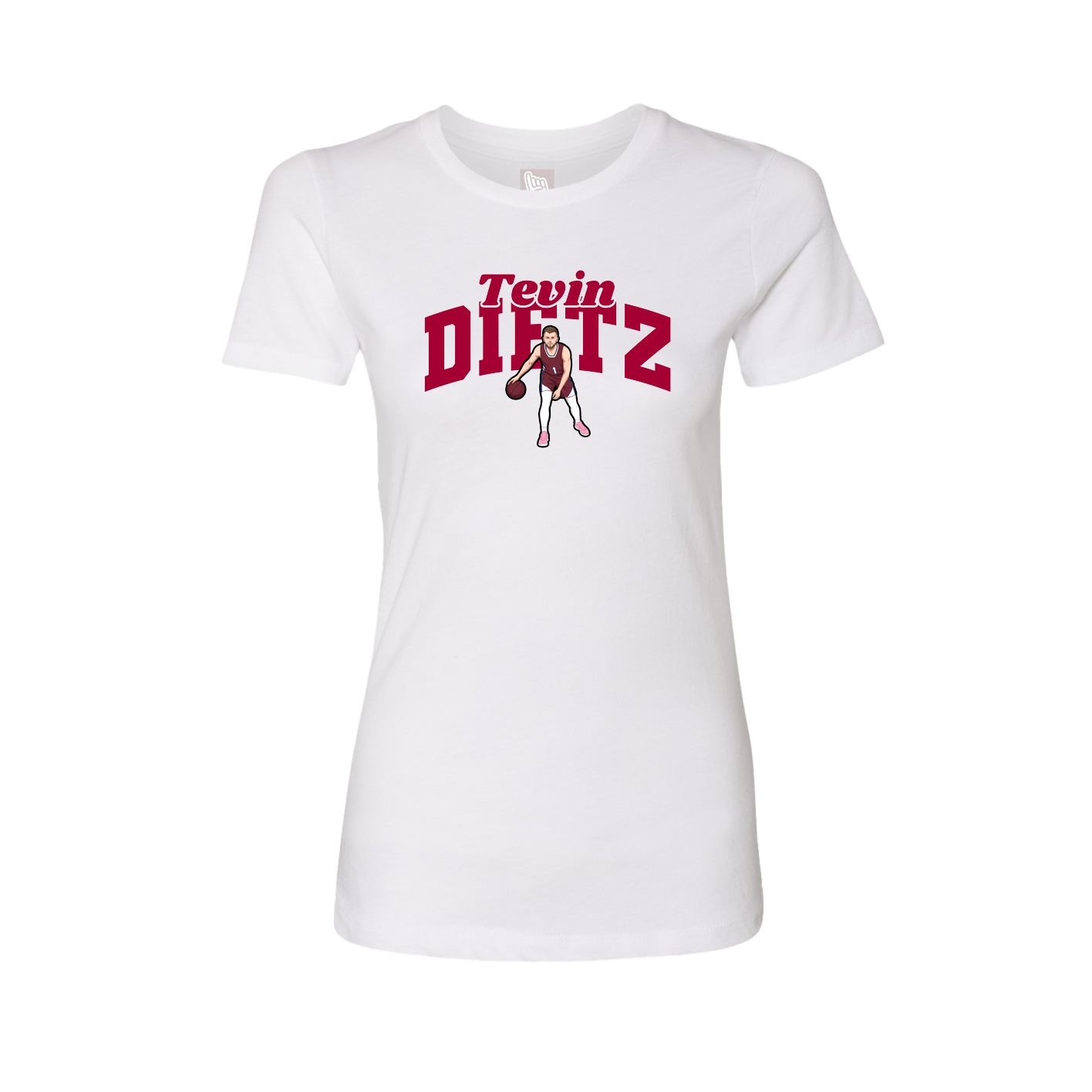 Womens Tee — Signature Arch in White