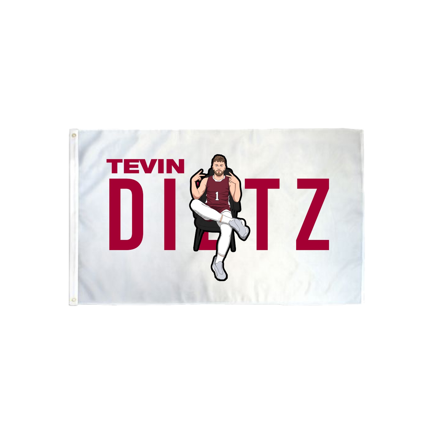 3x5 Flag — Player Name in Classic