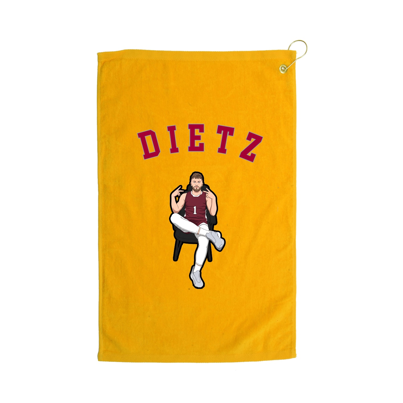 Golf Towel — Shirsey Arch in Gold