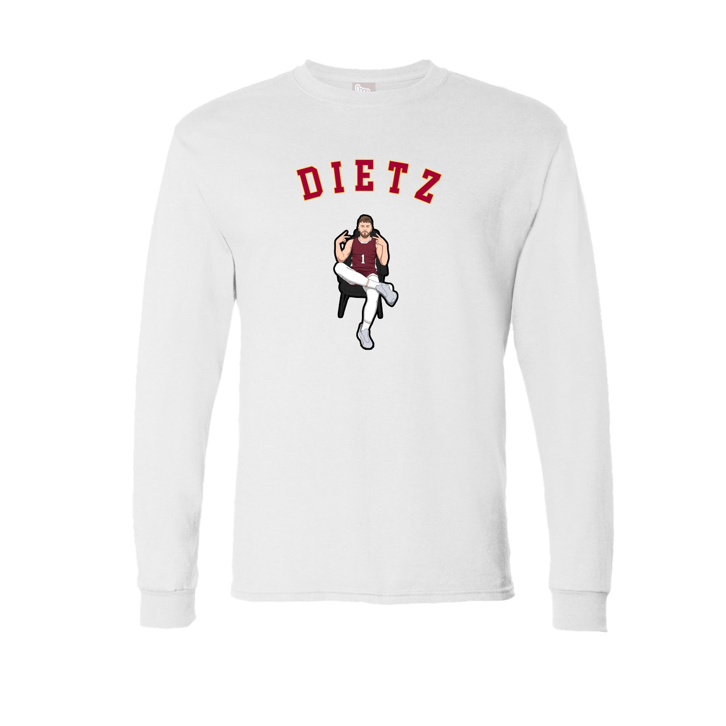 Long Sleeve Tee — Shirsey Arch in White