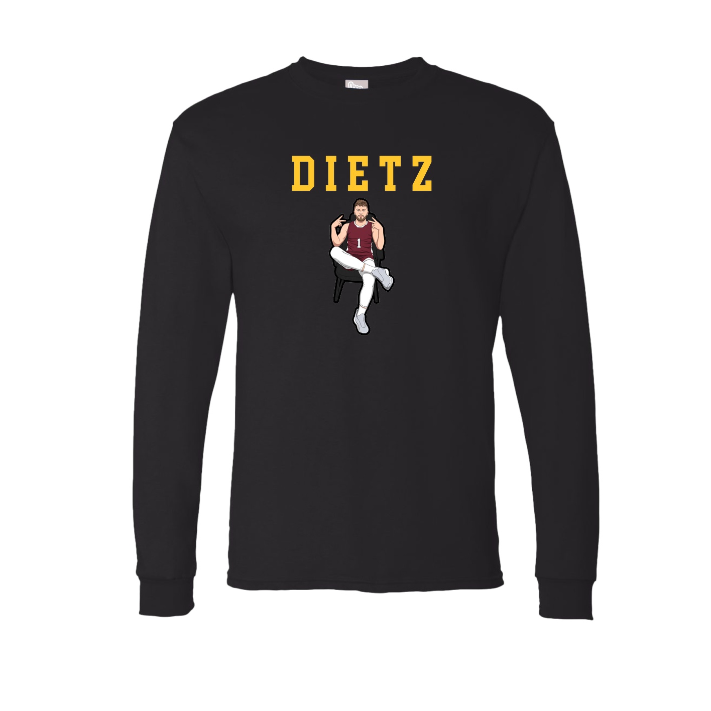 Long Sleeve Tee — Shirsey in Black