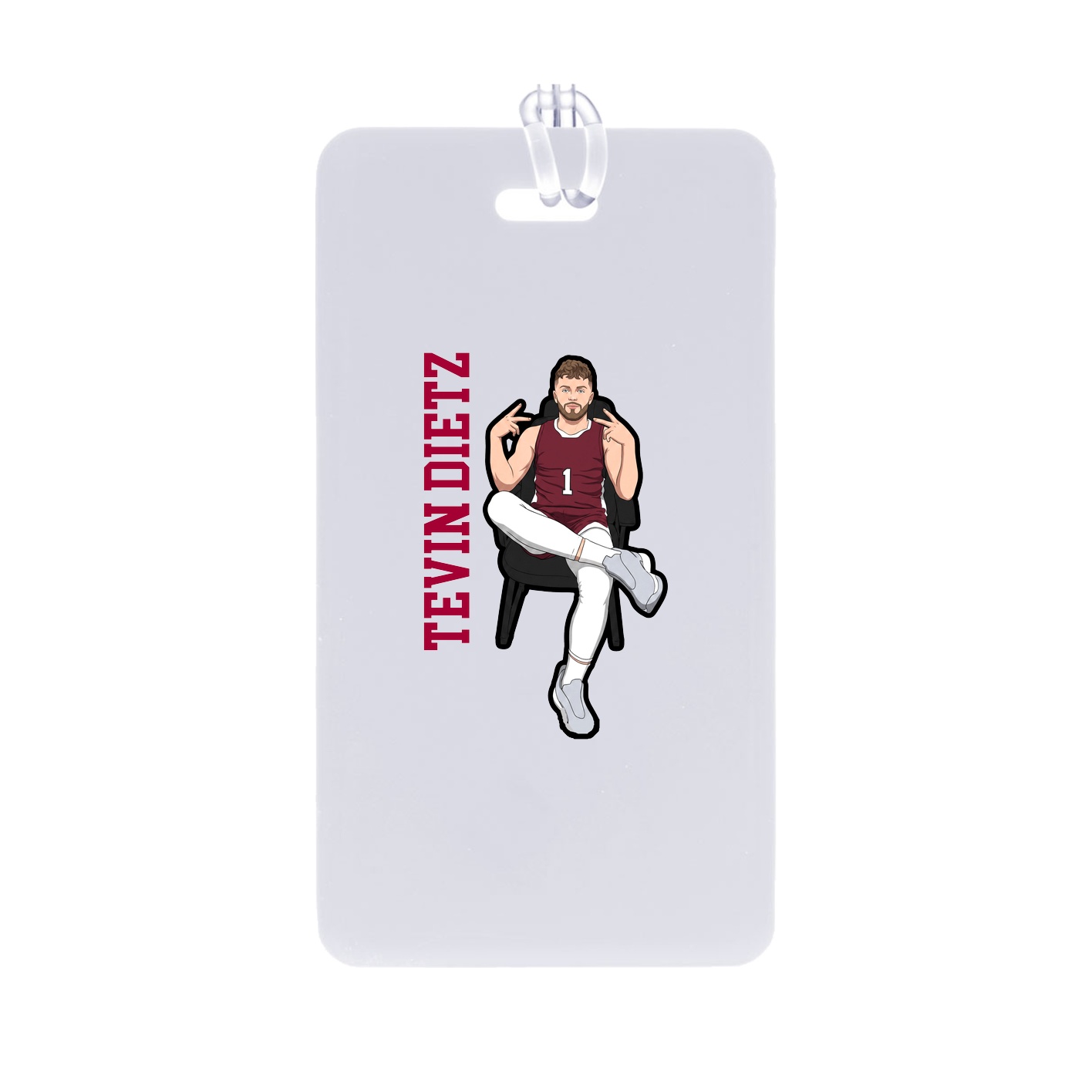 Bag Tag — Name Vertical in Classic