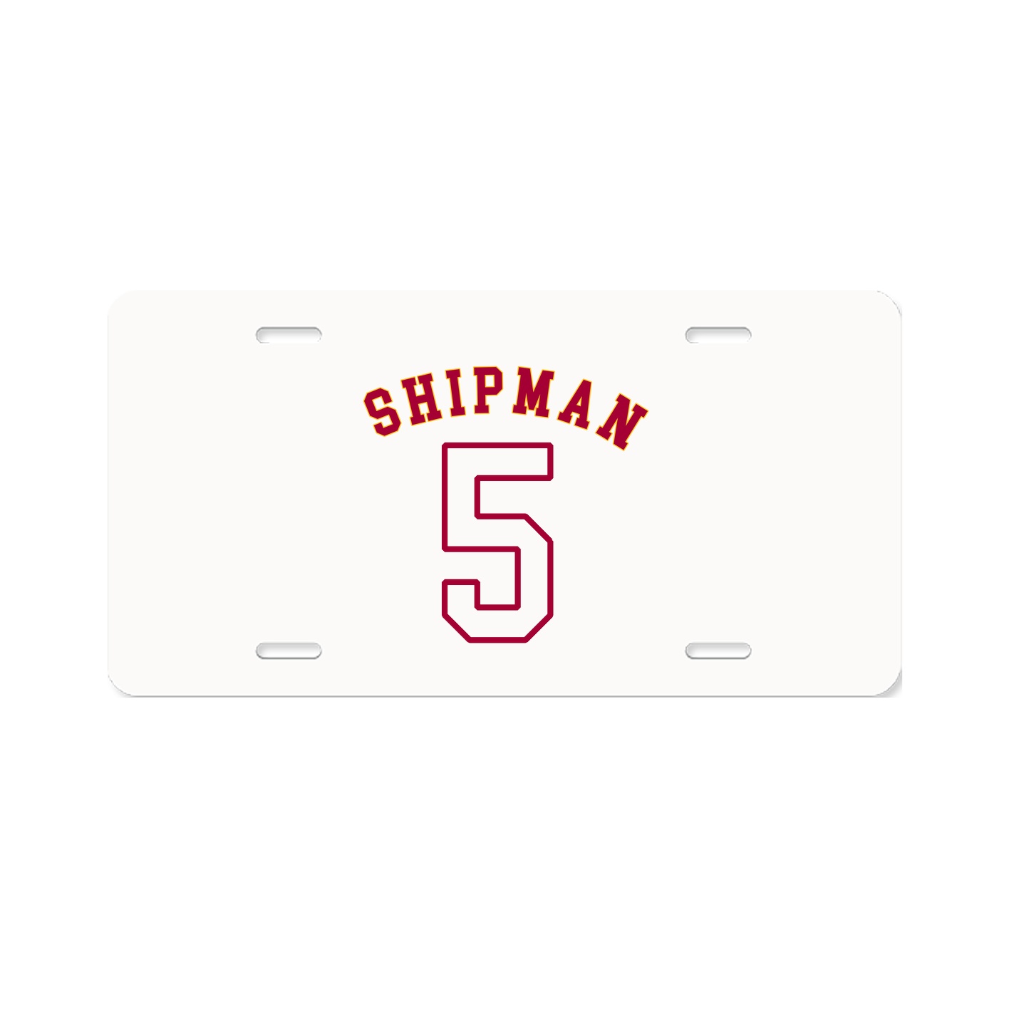 License Plate — Shirsey Arch in Classic