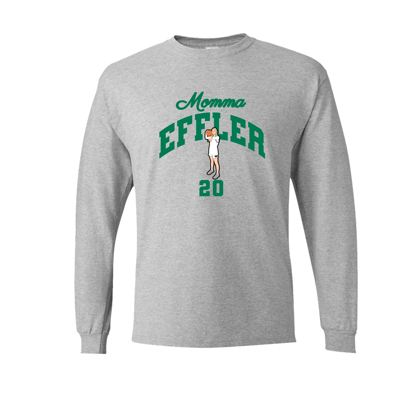 Long Sleeve Tee — Mothers Day Arch in Grey