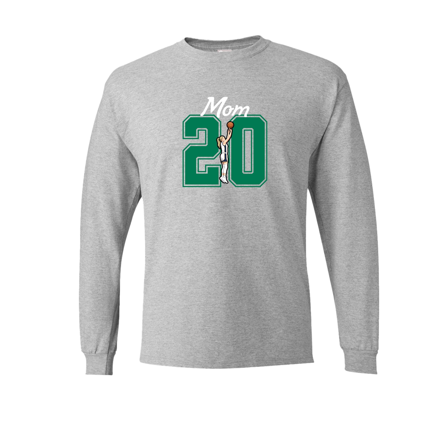 Long Sleeve Tee — Mothers Day Shirsey in Grey