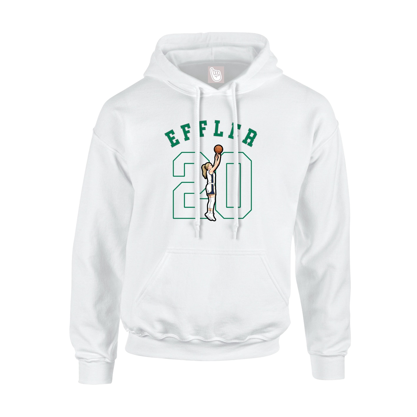 Hoodie — Shirsey Arch in White