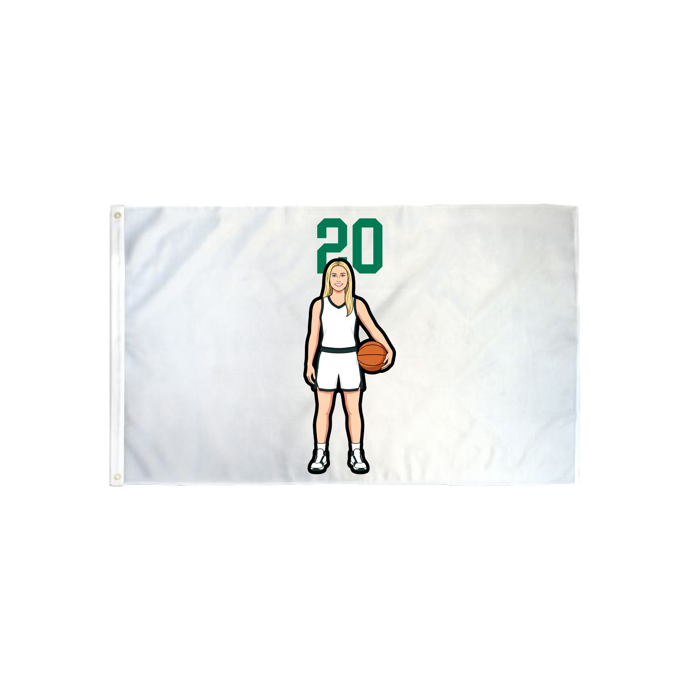 3x5 Flag — Number Top in Classic
