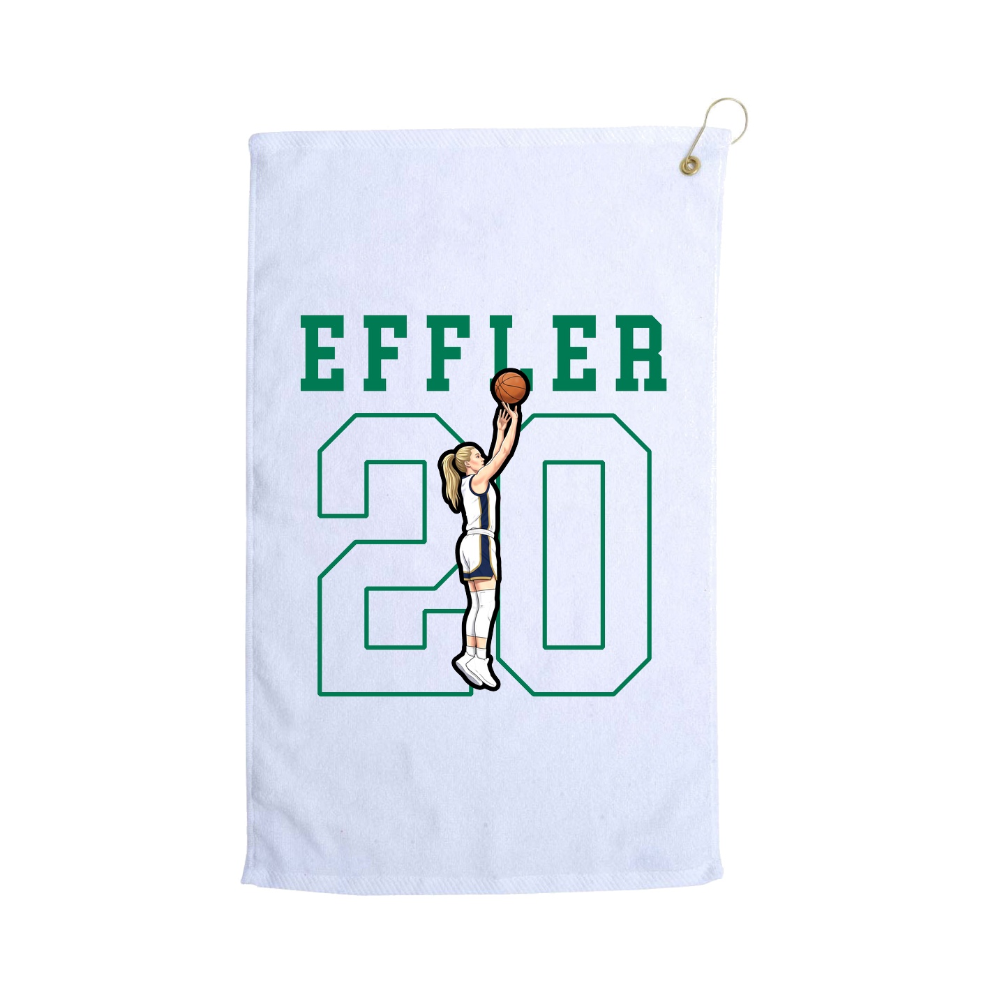 Golf Towel — Shirsey in White