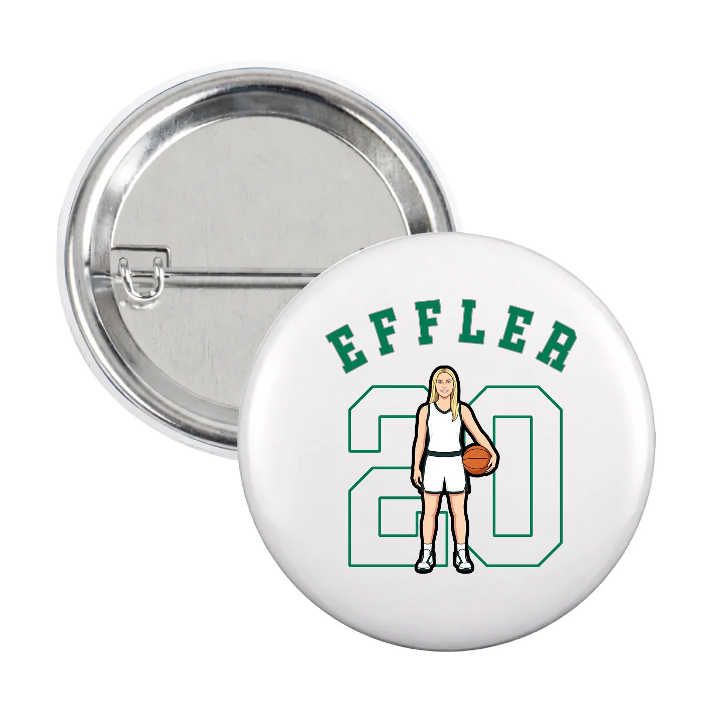 Game Day Button — Shirsey Arch in White