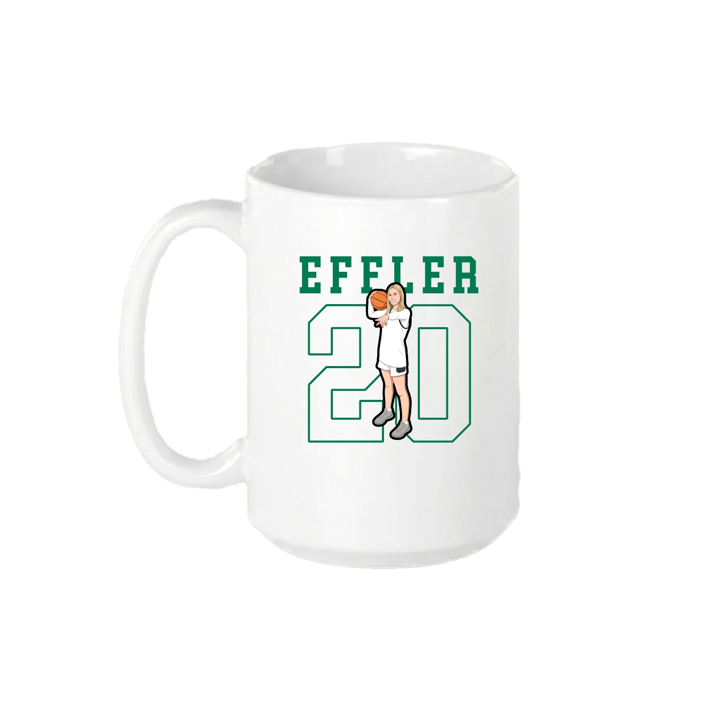15oz Coffee Mug — Shirsey in White